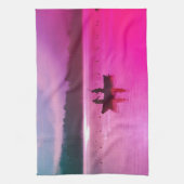 フィッシャーマンシーンレッド キッチンタオル (縦)