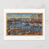 フィッシャーマンズのCA魚釣りフリート、サンフランシスコ ポストカード (正面)