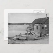 フィッシャーマンズキャビン， 1900 ポストカード (正面/裏面)