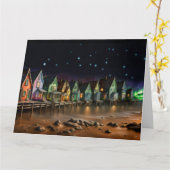 フィッシャーマンズコーブショップペスフォークアート カード (黄色い花)