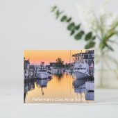 フィッシャーマンズコーブ、イースタンパッセージ、ノバスコシア ポストカード (スタンド正面)