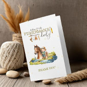 フィッシャーマンズダービーベイビーシャワーサンキューカード
