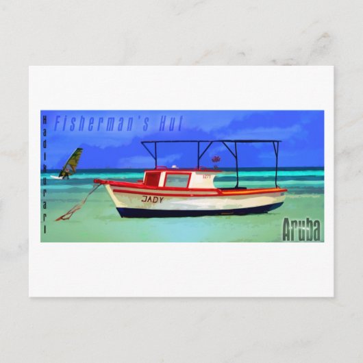 フィッシャーマンズハットアルバ葉書 ポストカード (正面)