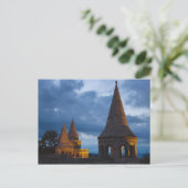 フィッシャーマンズバスティオンキャッスルヒルの夜景 ポストカード (スタンド正面)