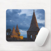 フィッシャーマンズバスティオンキャッスルヒルの夜景 マウスパッド (マウス)