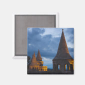 フィッシャーマンズバスティオンキャッスルヒルの夜景 マグネット (正面/裏面)