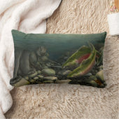 フィッシャーマンズピロー魚釣りアートデコールギフトアート ランバークッション (ブランケット)