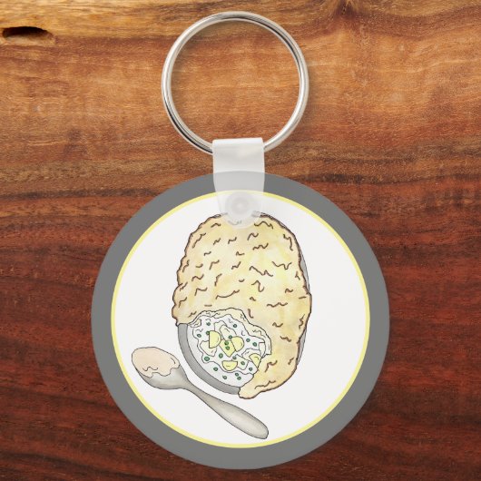 フィッシャーマンズフィッシュパイUKブリティッシュ・パブ・フード・キュイジーヌ キーホルダー (裏面)