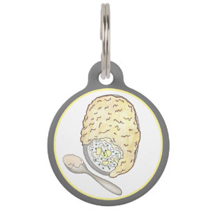 フィッシャーマンズフィッシュパイUKブリティッシュ・パブ・フード・キュイジーヌ ペット　ネームタグ