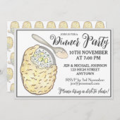 フィッシャーマンズフィッシュパイUKブリティッシュ・パブ・フード・キュイジーヌ 招待状 (正面/裏面)