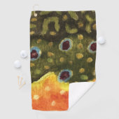 フィッシャーマンズブクールルックマス魚釣り ゴルフタオル (インサイチュ)