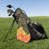 フィッシャーマンズブクールルックマス魚釣り ゴルフタオル (グリーン)