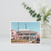 フィッシャーマンズワーフ モントレー 桟橋の写真 ポストカード (スタンド正面)