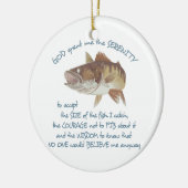 フィッシャーマンズ祈りの言葉 セラミックオーナメント (左)