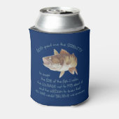 フィッシャーマンズ祈りの言葉 缶クーラー (缶裏面)
