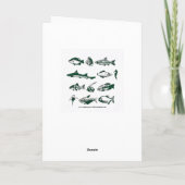 フィッシャーマンナツクラッカーハッピーバースデー カード (裏面)