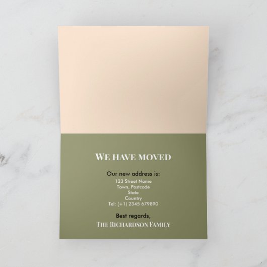 フィッシャーマンハウスノルウェー新しいホーム移動 案内状 (内部)