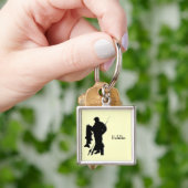 フィッシャーマンモノグラムスポーツキーチェーン キーホルダー (手)