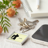 フィッシャーマンモノグラムスポーツキーチェーン キーホルダー (側面)