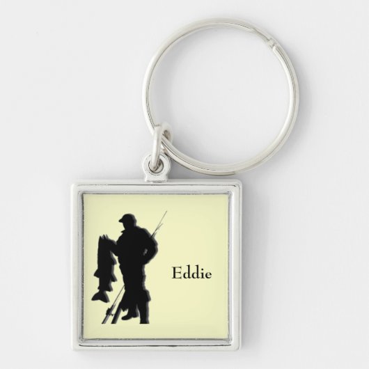 フィッシャーマンモノグラムスポーツキーチェーン キーホルダー (正面)