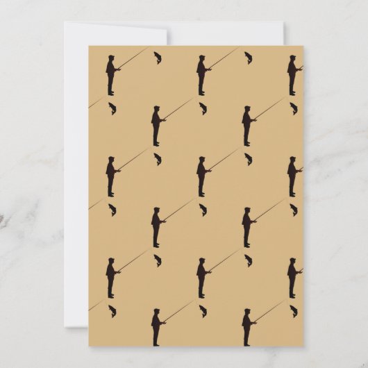 フィッシャーマンリタイアメントパーティの招待状 招待状 (裏面)