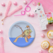 フィッシャーマン紙プレート ペーパープレート (パーティー)