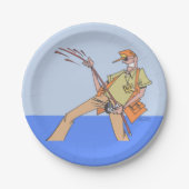 フィッシャーマン紙プレート ペーパープレート (正面)