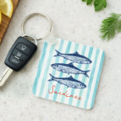 フィッシャーマン風サバのストライプ キーホルダー