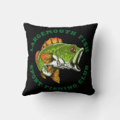 フィッシャーマン魚釣りラージマウスベース クッション (裏面)