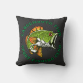 フィッシャーマン魚釣りラージマウスベース クッション (正面)