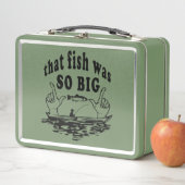 フィッシャーマン魚釣り メタルランチボックス (インサイチュ)