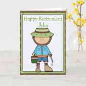 フィッシャーマン・リタイアメント カード (黄色い花)