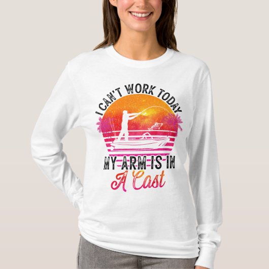 フィッシャーマン 面白い釣り Tシャツ (正面)