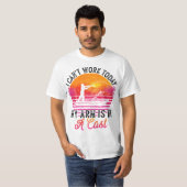 フィッシャーマン 面白い釣り Tシャツ (正面フル)
