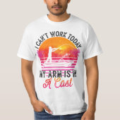 フィッシャーマン 面白い釣り Tシャツ (正面)