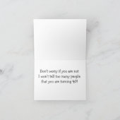 フィッシャーマン**40歳の誕生日**保のITリール カード (内部)