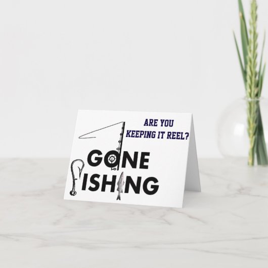 フィッシャーマン**40歳の誕生日**保のITリール カード (正面)