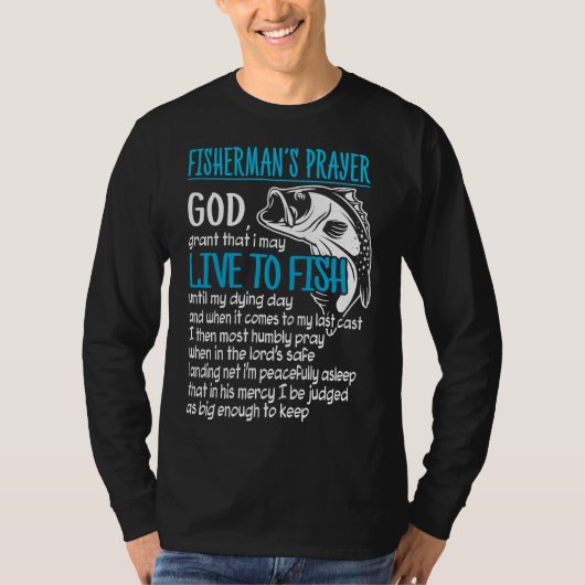 フィッシャーマンS祈りの言葉 Tシャツ (正面)