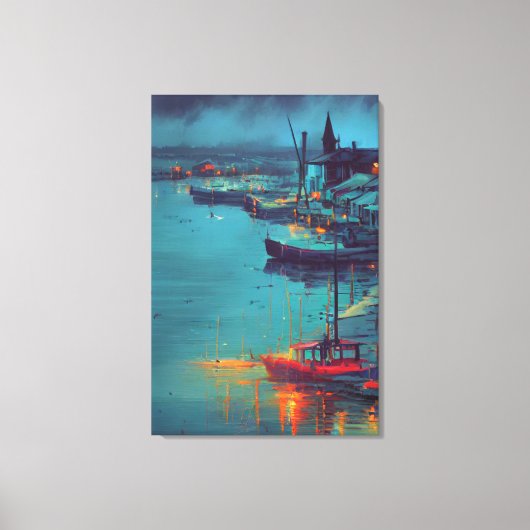 フィッシャーヴィレッジキャンバス印刷 キャンバスプリント (正面)