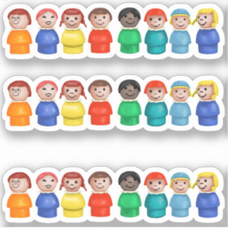 フィッシャー価格小さな女の子 シール