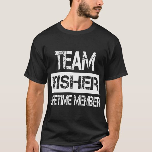 フィッシャー名フィッシャー終身会員 Tシャツ (正面)