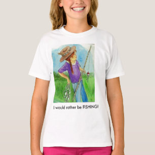 フィッシャー女の子らしい Tシャツ