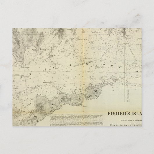 フィッシャー島の海峡 ポストカード (正面)