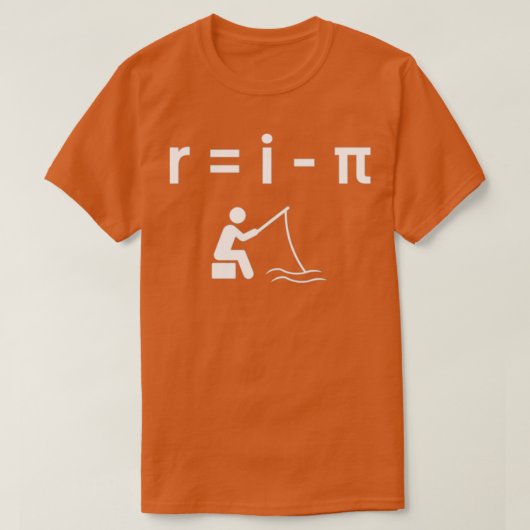 フィッシャー方程式の経済学ユーモア1 Tシャツ (デザイン正面)