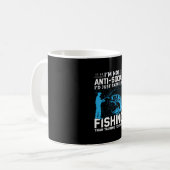 フィッシャー私は魚釣り コーヒーマグカップ (正面左)