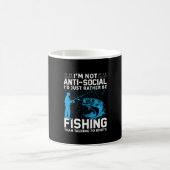 フィッシャー私は魚釣り コーヒーマグカップ (中央)
