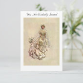 フィッシャー1902のアメリカ人の女の子の~の美しい花嫁 招待状 (スタンド正面)