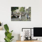 フィッシャー – コペンハーゲンのHojbro Pladsでの市場の日 ポスター (ホームオフィス)