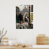 フィッシャー – トラムストップで ポスター (キッチン)