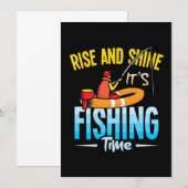 フィッシャー 今が釣りの時間 招待状 (正面/裏面)